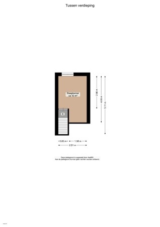 Floorplan - Taco Mesdagstraat 34A, 9718 KM Groningen